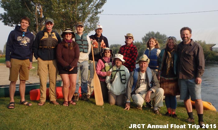 2015 Jefferson River Canoe Trail annual group float.