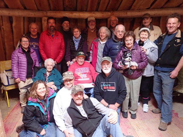 Attendees of the Jefferson River Chapter LCTHF Annual  Meeting in January 2019.